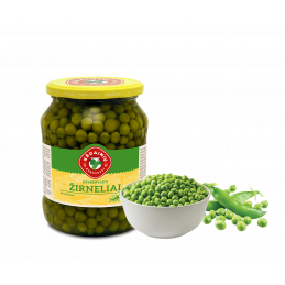 Žalieji žirneliai 690g...