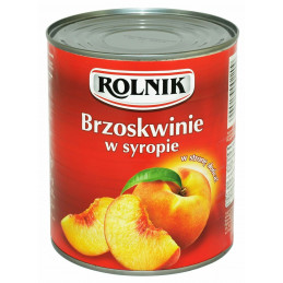 Persikų puselės sirupe...