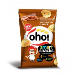 Traškučiai OHO  60g sweet bacon