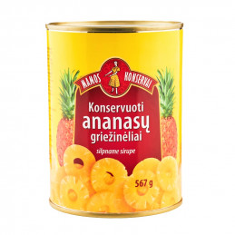 Konservuoti ananasų...