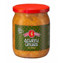 Agurkų sriuba su mėsa...