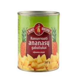 Konservuoti ananasų...