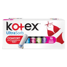 Tamponai  Kotex  super 16vnt