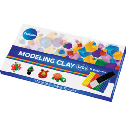 Plastilinas 6 spalvų 120g