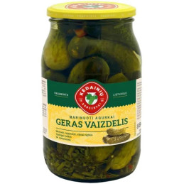 Marinuoti agurkai  Geras vaizdelis  850g/440g