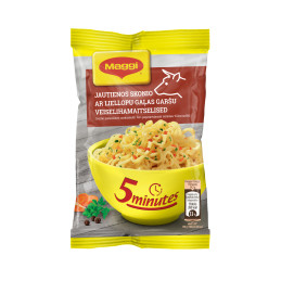 Greitai paruošimi makaronai Maggi  59.2g, jautienos skonio