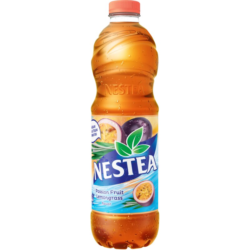 Negazuotas gėrimas NESTEA 1,5L pasiflorų vaisių ir citrinžolės skonio