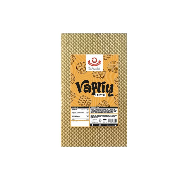 Vaflių lakštai 200g