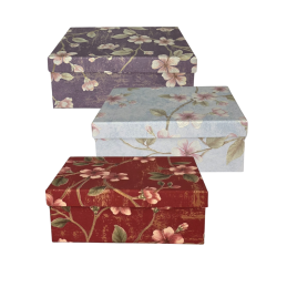 Dovanų dėžutė gėlėta 1 vnt....