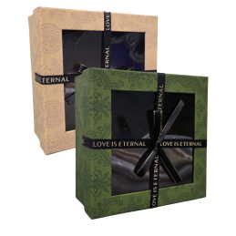 Dovanų dėžutė su langu 1 vnt.