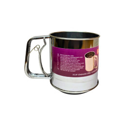 Metalinis puodelis miltams...