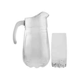 Ąsotis su stiklinėmis 7vnt...