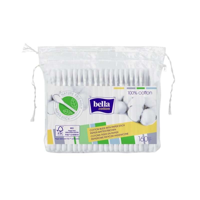 Vatos pagaliukai  Bella  popieriniais koteliais 160vnt