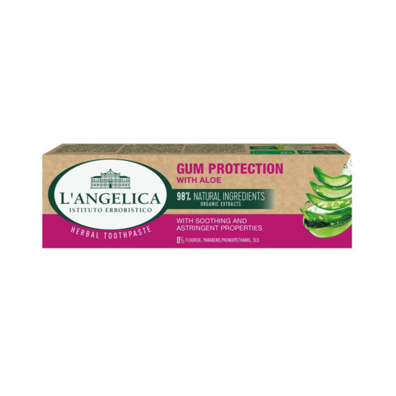 Augalinė dantų pasta  L'ANGELICA dantenų apsaugai 75ml