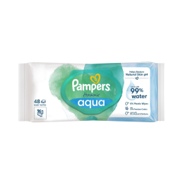 Servetėlės  Pampers Harmonie aqua  48vnt
