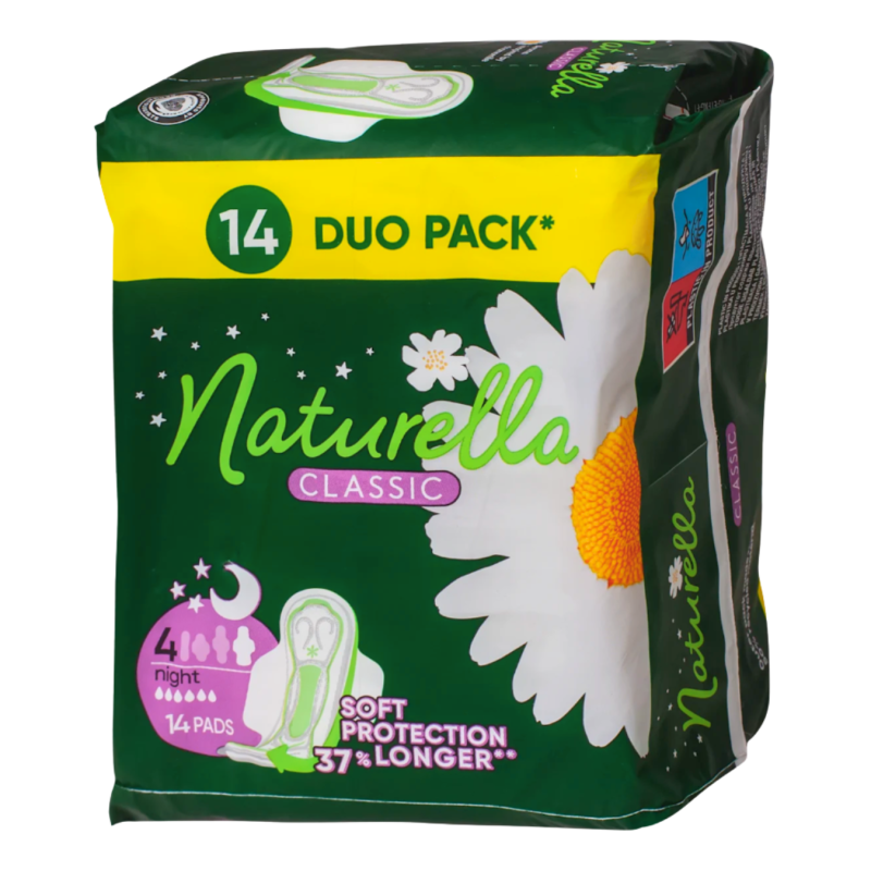 Higieniniai paketai NATURELLA  night 14vnt