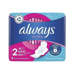 Higieniai paketai  Always  Ultra Super Plus 8vnt