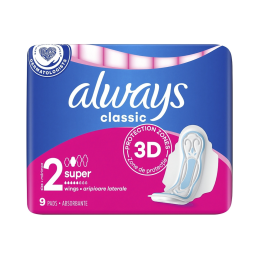 Higieniniai paketai Always Classic Super 9vnt