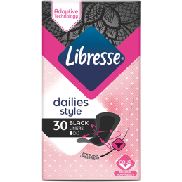 Higieniniai įklotai Libresse  Normal Black 30vnt