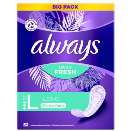 Higieniniai įklotai 'Always  Long 0% Perfume 52vnt