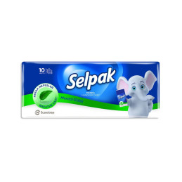 Vienkartinės nosinaitės Selpak  Menthol 10vnt