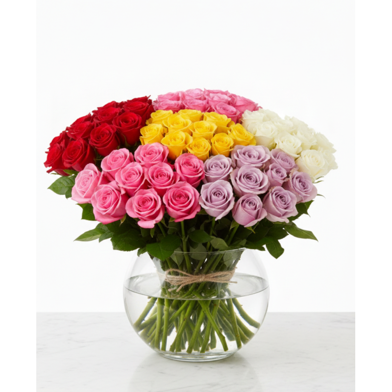 Skinta rožė 1 vnt. apie 80cm