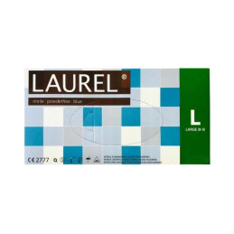 Vienkartinės nitrilinės pirštinės LAUREL  100vnt  L
