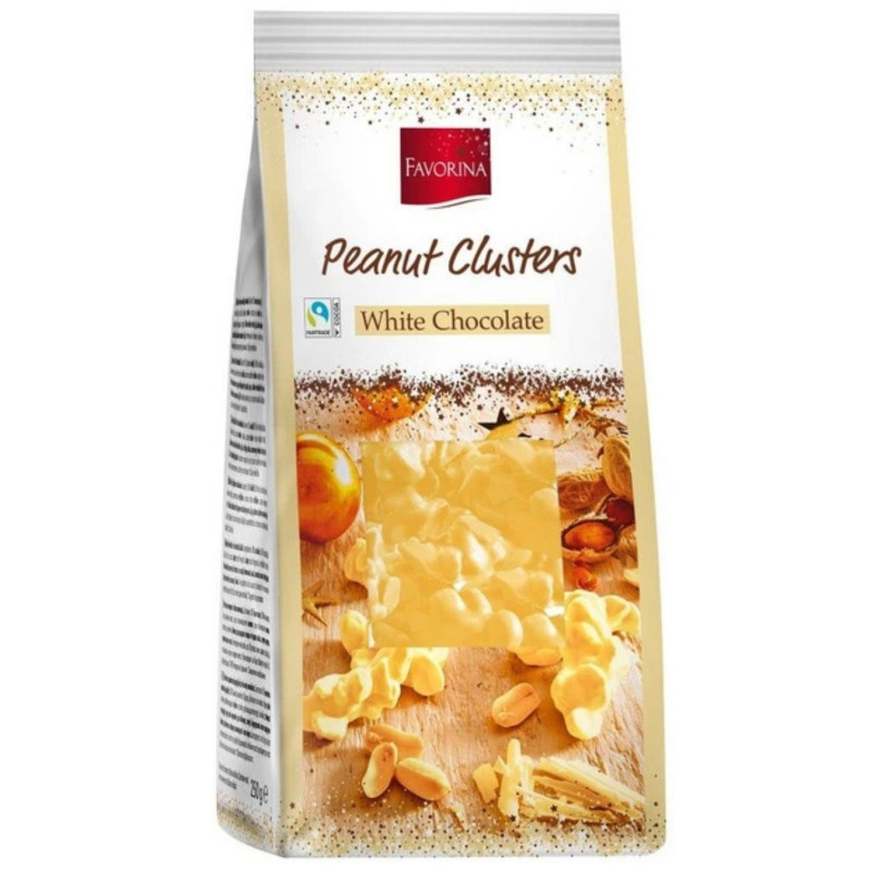 Žemės riešutai baltajame šokolade  Peanut Clusters  250g