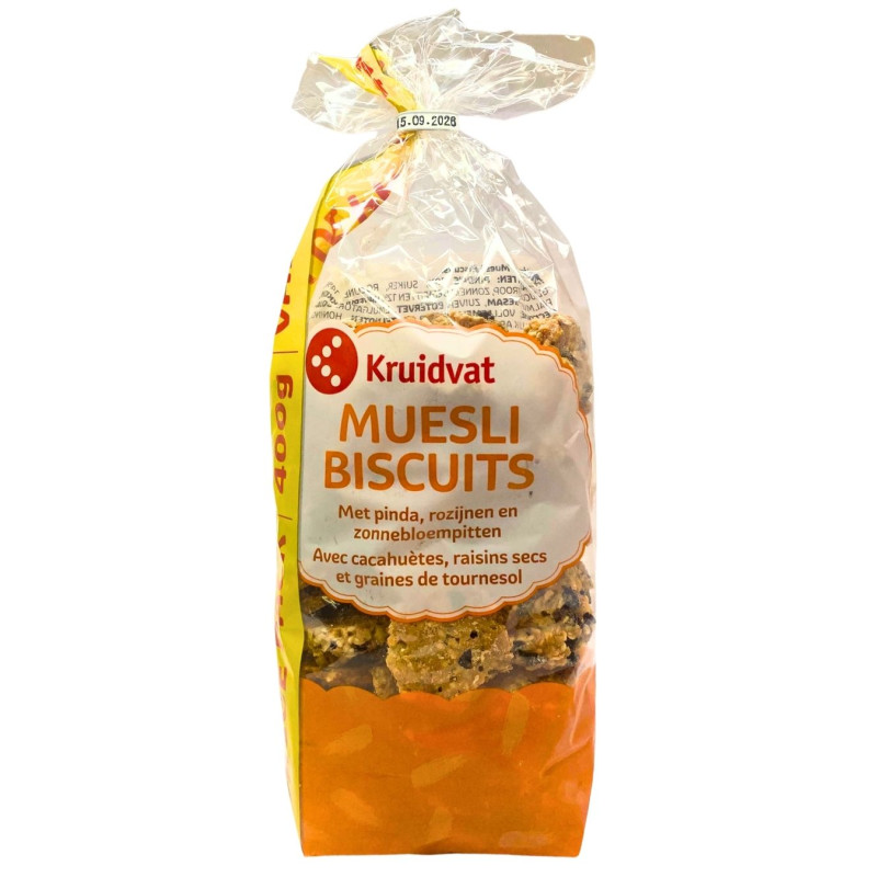 Traškūs sausainiai   Muesli biscuits   400g