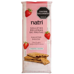 Sausainiai  NATRI  su razinomis, braškių skonio 145g