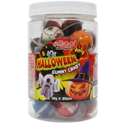 Guminukai su įdaru  HALLOWEEN  10g*30vnt