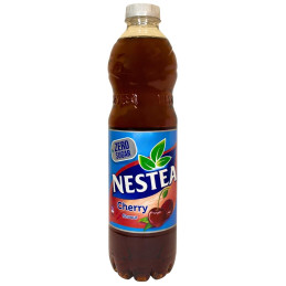 Negazuotas vyšnių skonio gaivusis gėrimas   Nestea  su juodosios arbatos ekstraktu 1,5l