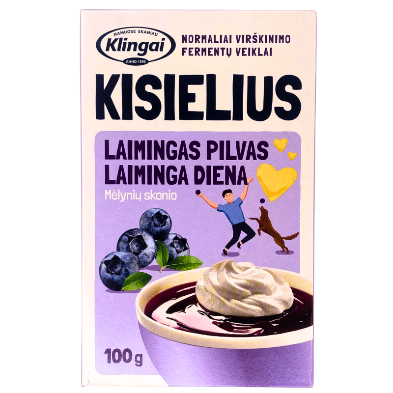 Kisielius  Laimingas pilvas laiminga diena  100g (Klingiai)