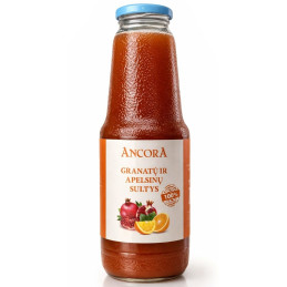 Ancora  granatų ir apelsinų sultys 100%, 1l