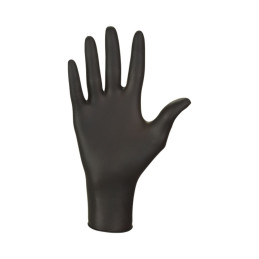 Nitrilinės pirštinės L BERRY juodos 100vnt