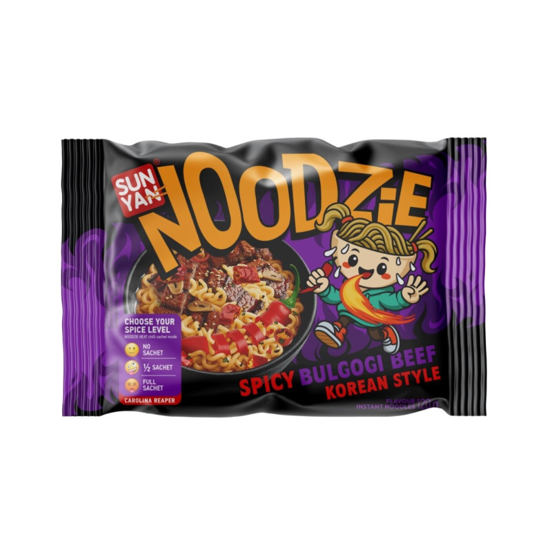 Greitai paruošiami aštrios jautienos sk. makaronai ''Sun Yan'' 120g