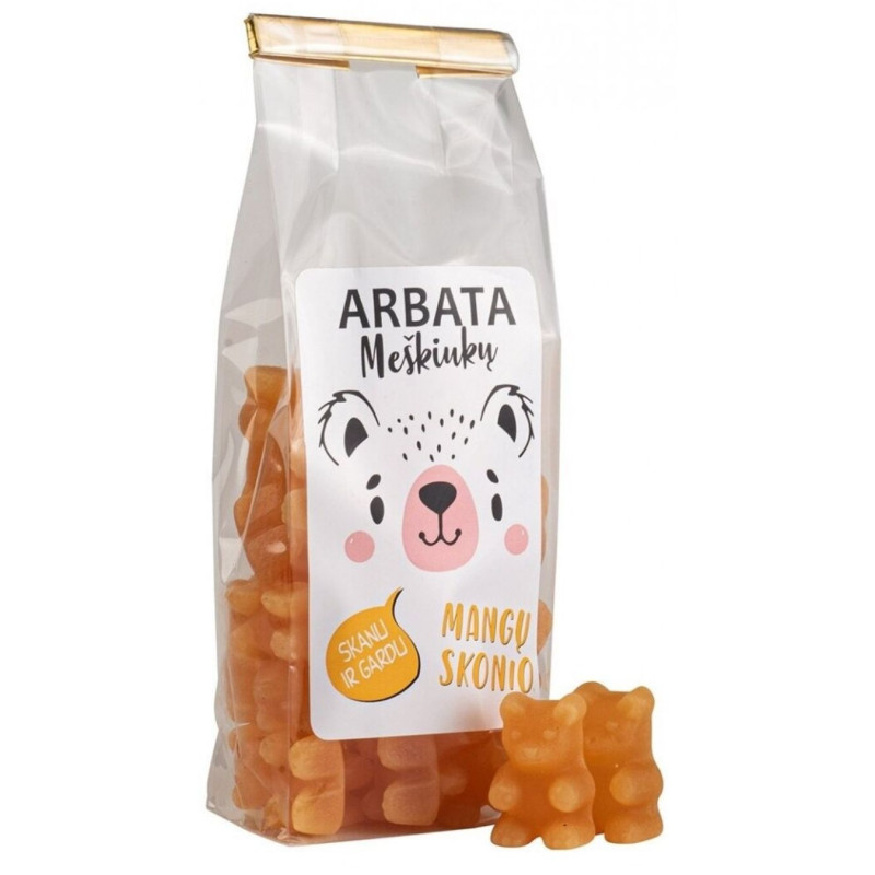 Tirpi arbata  Meškiukai  mangų skonio, 125g