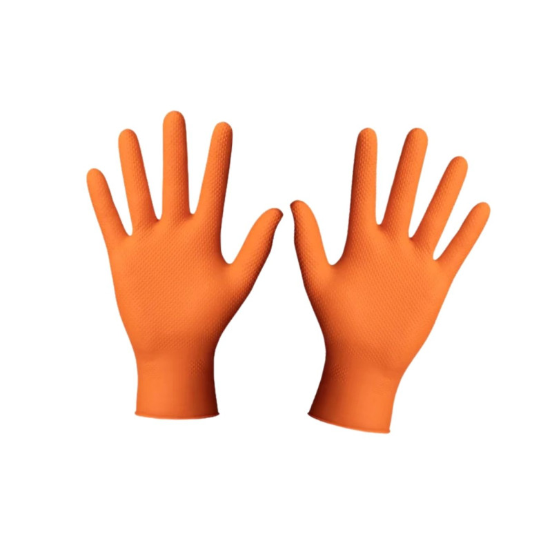 Latekso pirštinės Reflexx  1pora L dydis oranžinės
