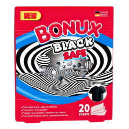 Dažus ir nešvarumus sulaikančios servetėlės ''Bonux Black Safe'' 20vnt