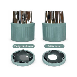 Nerūdijančio plieno formelės 2 vnt