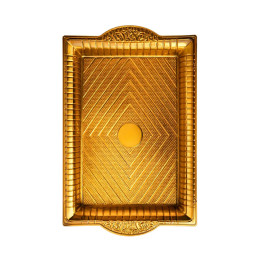 Plastikinis padėklas su dangčiu 1vnt  užkandžiams 36 x 24,5 x 6 cm