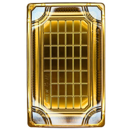 Plastikinis indelis su dangteliu 1vnt užkandžiams 24,5 x 15 x 5 cm