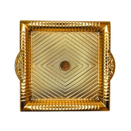 Plastikinis padėklas su dangteliu 1vnt užkandžiams  36,5 x 33 x 6 cm