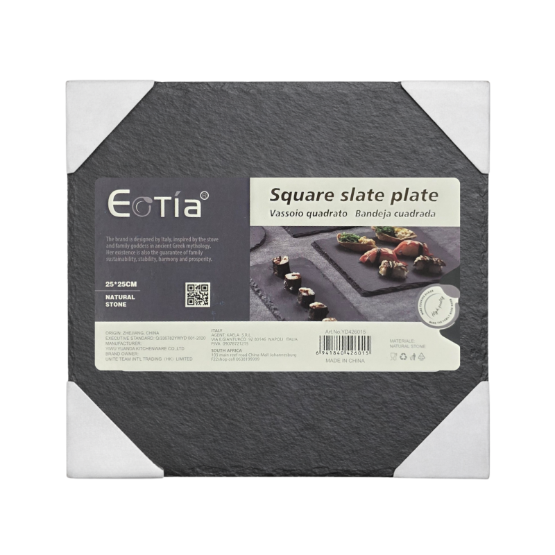 Akmens masės padėklas 25*25cm