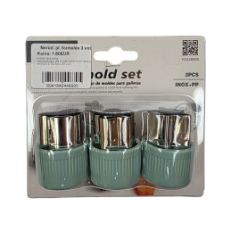Nerūdijančio plieno formelės 3vnt