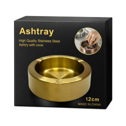 Nerūdijančio plieno peleninė - indelis 12 cm