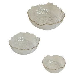 Stiklinių dubenėlių rinkinys 3vnt