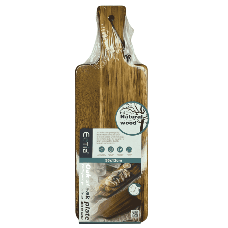 Medinė steiko lentelė 35x12cm