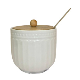 Keramikinė cukrinė su dangteliu