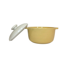 Keramikinis puodas su dangčiu